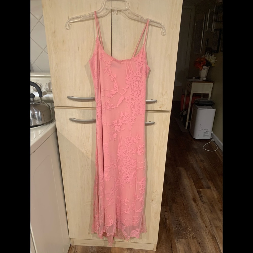RAG PINK LACE DRESS SIZE SMALL